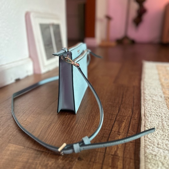 Kate Spade Cameron Zip Crossbody Light Blue - Picture 3 of 8